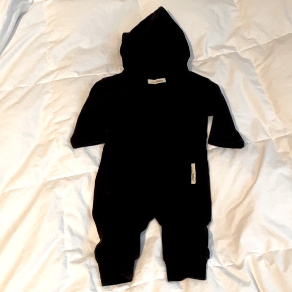 Loved baby black waffle one piece - Picture 5 of 7